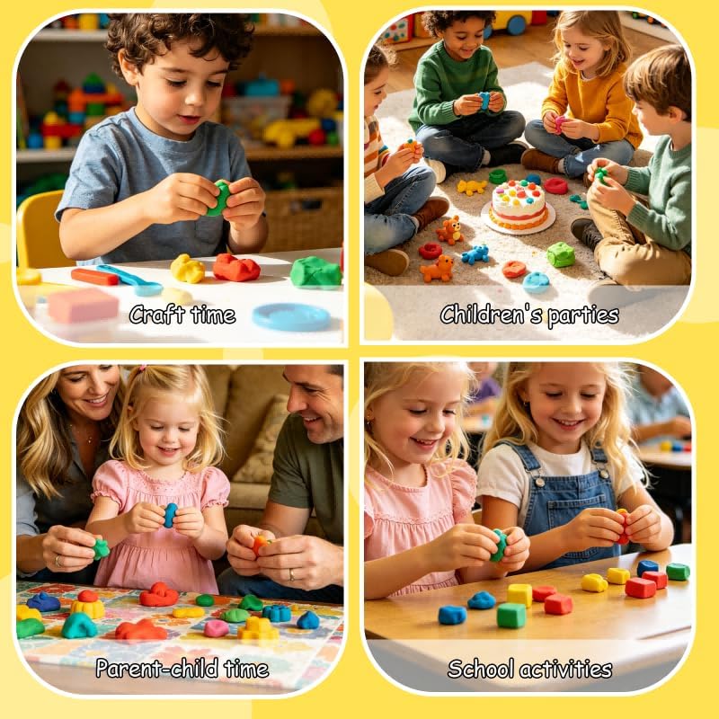 MuseLuxe 120 Colors Air Dry Clay Kit with Sculpting Tools - Image 5