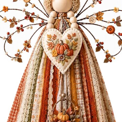 Angel Fabric Hanging DIY Kit Macrame Wall Weaving Craft for Adults - Image 4