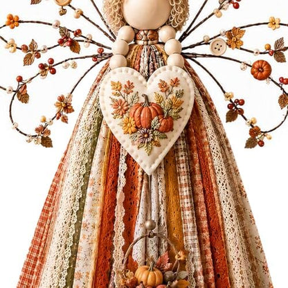 Angel Fabric Hanging DIY Kit Macrame Wall Weaving Craft for Adults - Image 4