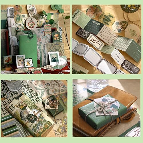 YagCu Aesthetic Scrapbook Kit, Junk Journal Scrapbooking Supplies, Vintage Journaling Set Bullet Journals Material, Large Collection for Women Adults Beginners, Arts Craft Ephemera - Image 6