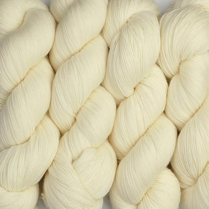 KnitPro Symfonie Hand Dyed Yarn | Extra Fine Merino Wool & Polyamide Blend for Knitting & Crocheting, Fingering Weight, Oeko-TEX Certified 400m, 100g Skein | Terra Semi-Solid Jasmine