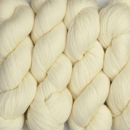 KnitPro Symfonie Hand Dyed Yarn | Extra Fine Merino Wool & Polyamide Blend for Knitting & Crocheting, Fingering Weight, Oeko-TEX Certified 400m, 100g Skein | Terra Semi-Solid Jasmine