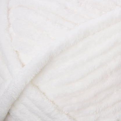 Loops & Threads Sweet Snuggles Yarn - Solid Yarn for Knitting, Crochet, Weaving, Arts & Crafts - White, Bulk 18 Pack
