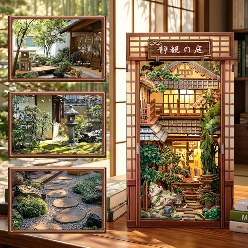 CUTEBEE Book Nook Kit - DIY Miniature House 3D Puzzle Craft for Adults - Image 4