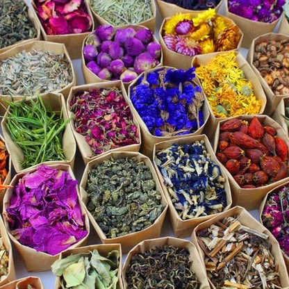 50 Packs Set - Dry Flower Craft Set, Dried Flowers, Dried Plants, Roses, Jasmine, Peonies, Lavender, Forget-me-nots, Witchcraft Kit, Resin Jewelry Making, DIY Candles, Seasonal Decorations - Image 4