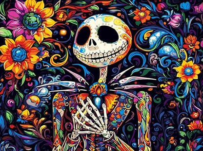 Halloween Jack Paint by Numbers Kit for Adults 16x12 inch (Without Frame) by MeothanDiamondPainting