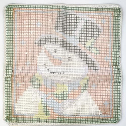 Howie's Latch Hook Kit, DIY Christmas Pillow Crochet Yarn Kits for Adults, Color Preprinted Pattern Embroidery Sofa Cushion Cover (Christmas-Snowman, 16.93 x 16.93 inch) - Image 4