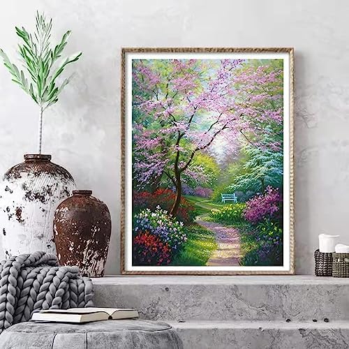 Eiazuiks Diamond Painting Kits for Adults, Landscape 5D DIY Diamond Art Kits Full Drill Diamond Dots for Gift Wall Decor and Relaxation Gem Arts 12x16 inch - Image 3