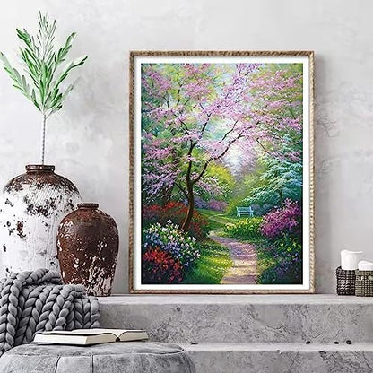 Eiazuiks Diamond Painting Kits for Adults, Landscape 5D DIY Diamond Art Kits Full Drill Diamond Dots for Gift Wall Decor and Relaxation Gem Arts 12x16 inch - Image 3