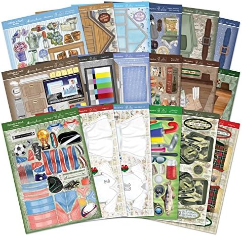 Hunkydory Crafts Collage-a-Card for Him Luxury Card Kit HIM101 by Unknown