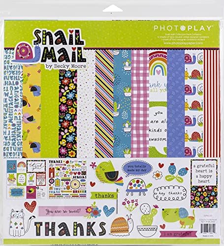 PHOTOPLAY Snail Mail Collection Pack 12"X12" by Unknown