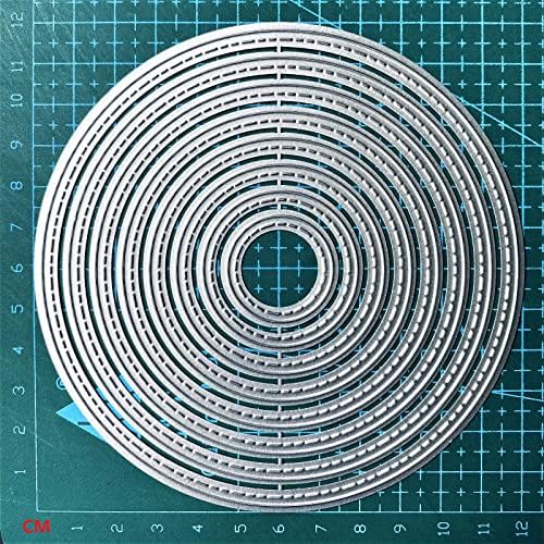 Big Round Cutting Dies Handmade DIY Paper Cards Album Decoration Stencils Template Embossing for Card Scrapbooking Craft Circle by ZbFwmx