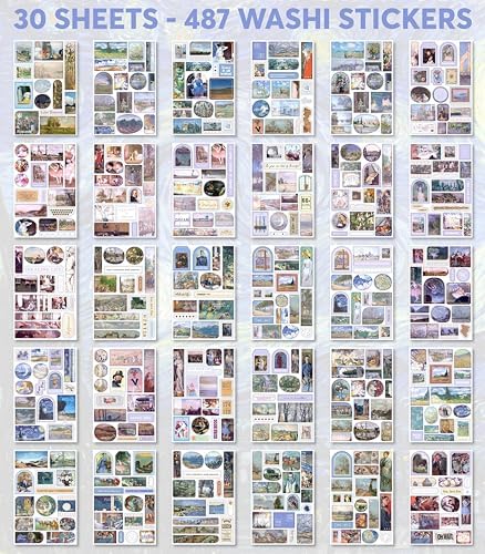 Washi Stickers for Journaling - Ephemera for Junk Journals & Scrapbooking - Image 4