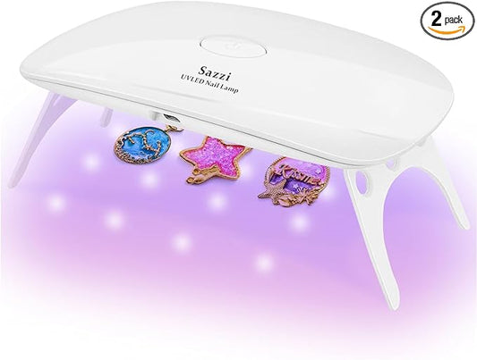 Sazzi UV LED Nail Lamp UV Light for Gel Nails, Nail Dryer for Gel Polish and Resin, Curing light24W