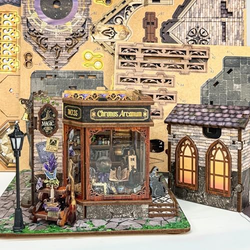 Book Nook Kit DIY Miniature House 3D Wooden Puzzle - Time Magic Club - Image 6
