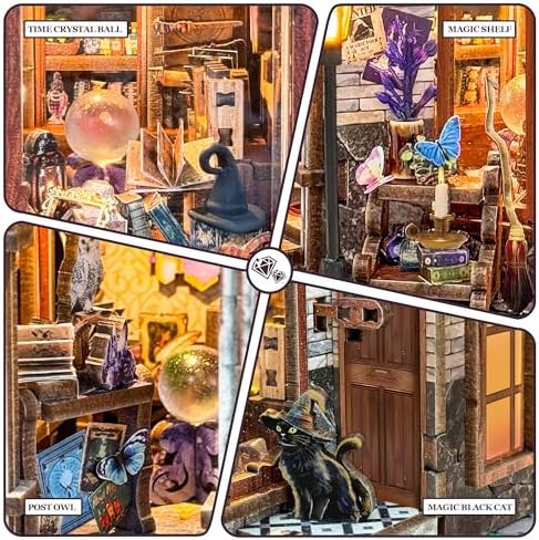 Book Nook Kit DIY Miniature House 3D Wooden Puzzle - Time Magic Club - Image 4