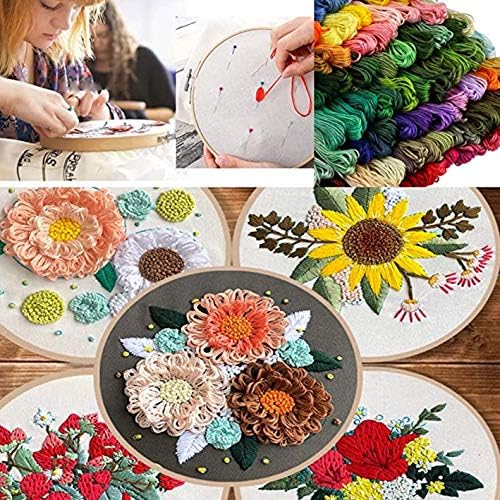 YITOHOP 200pcs+ Embroidery Floss kit, Friendship Bracelet String Kit with Organizer Box-Included 100pcs Friendship Bracelet Floss Thread,Cross Stitch Kits Xmas Gifts - Image 5
