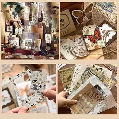 YagCu Aesthetic Journaling Supplies Kit, Bullet Journals Set Junk Journal, Vintage Scrapbooking Stationary, Arts Craft Scrapbook kit, Large Collection for Women Adults Beginners - Image 6