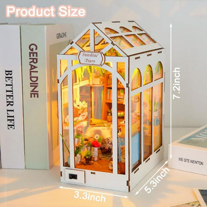 DIY Book Nook Kit-DIY Miniature Booknook Kit w/LED, Sunshine Diary - Image 2