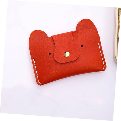 VOSAREA DIY Pu Dog Coin Purse Kit Simple Animal Cardholder Sewing Supplies for Beginners Craft Women and Girls