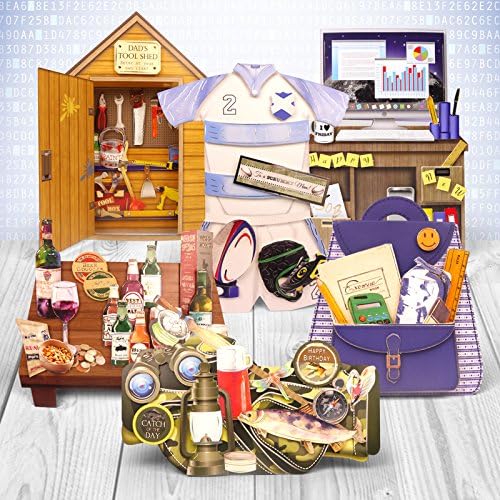 Hunkydory Crafts Collage-a-Card for Him Luxury Card Kit HIM101 - Image 2
