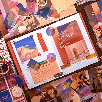 Scrapbooking Supplies Kit, Aesthetic Junk Journal Supplies, Scrapbook Kit - Image 2