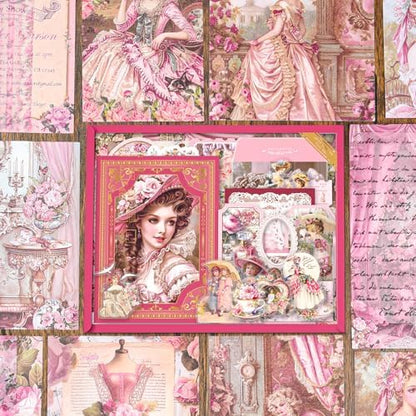 Scrapbooking Supplies Kit, Vintage Junk Journal Supplies,Cute Scrapbook Kit - Image 4