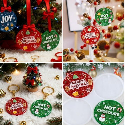 Circle Resin Molds Silicone,Flat Circle Silicone Molds for Resin - Image 5