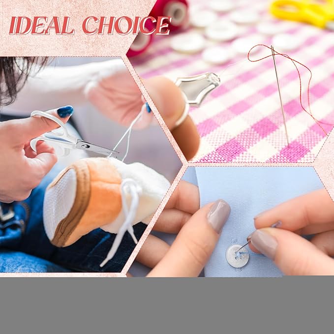 Knitgrip 25 Boxes Mini Travel Sewing Kit Quick Fix Sewing Kits Bulk Basic Portable Pre Threaded Needle Emergency Repair Tool for Christmas Gifts Beginner Traveler Home Hotel (Pink)