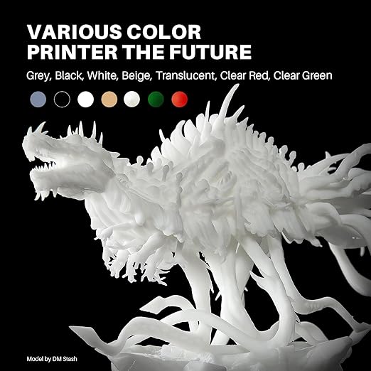 ELEGOO ABS-Like Resin 3.0+, Upgraded 3D Printer Photopolymer Resin, Higher Heat-Resistance Fast Curing High Precision Non-Brittle, Yellow 2000g