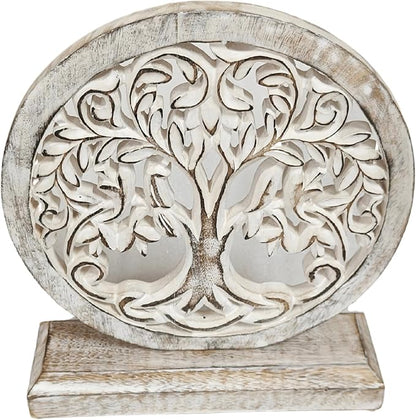 VANIYA CRAFTS® Wooden Carved Handmade Engraved Table Decor Table Sculpture Home Decor Statue for Living Room, Bedroom, Office Desktop, Cabinets