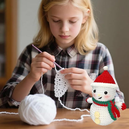THOVY Crochet Kit for Beginners,Crochet Starter Kit w Step-by-Step Video Tutorials,Easy Beginner Crochet Kit for Adults,DIY Crochet Starter Set