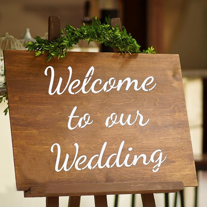 DZXCYZ 5 Inch Letter Stencils Kits, 66 Pcs Calligraphy Alphabet and Number Stencil for Painting on Wood, Reusable Plastic Art Craft Cursive Lettering Template Upper and Lower case