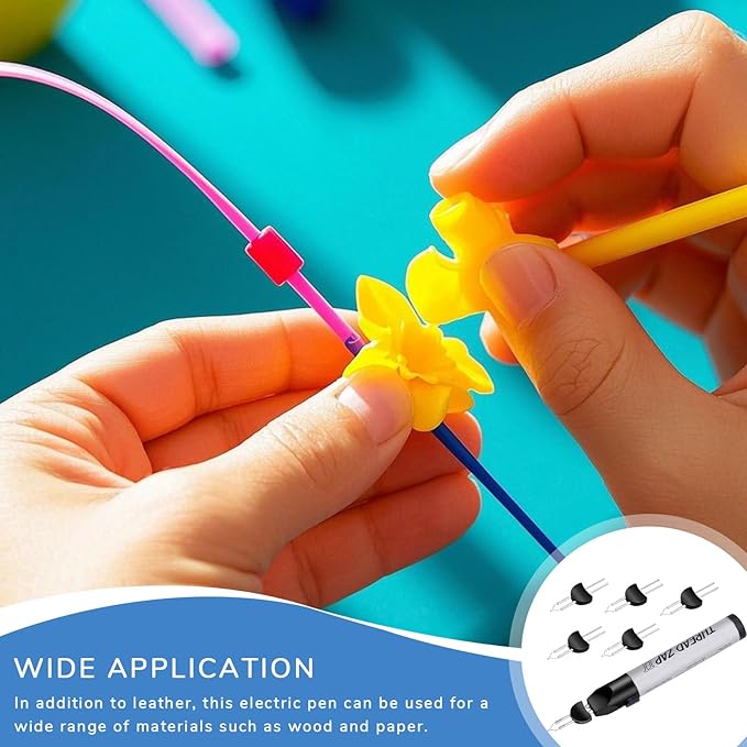 Heat Pen, Pyrography Wood Burning Tool for Handcrafting, Multifunctional Welding Pen for Wire Cutters, Thread Processing, DIY Art & Repair