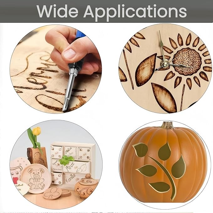 Gifts for Teen, Wood Burning Kit Craft With 2 Wood Burning Pens for Adult Teenager 12 13 14 16 18 Years Old Gifts Birthday Christmas
