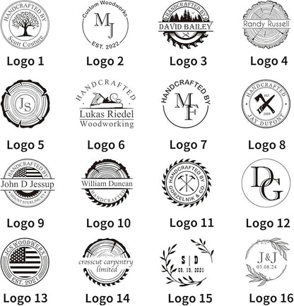 KAINSY Custom Electric Branding Iron for Wood, Temperature-controlled Logo Branding Iron for Wood Burning Stamp Food Leather Cake, Personalized Logo Stamp, Handcrafted & Wedding Gifts(2.5Inches)