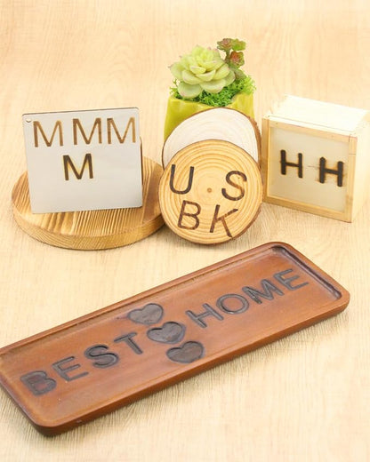 AIMOADO 1" 26Pcs Wood Burning Letter Kit, Wood Burning Letters for Wood Branding Leather Crafting, DIY Gifts for Christmas Wedding Birthday Beginners, with 100W Electric Branding Iron and Wood Handle