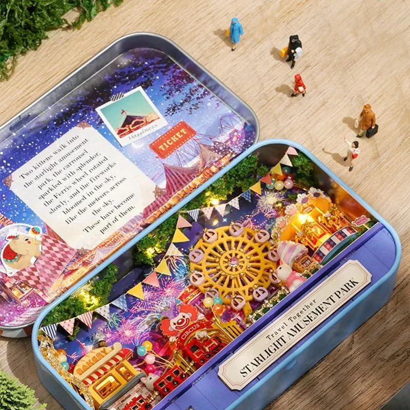 Miniature Wizardi Tiny Home Kit - Starlight Amusement Park. Doll House Kit - Image 3