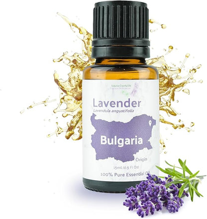 Nature Packaged Lavender Oil - Bulgarian Essential Oils - Lavender Diffuser - Pure Therapeutic Grade (15ml)