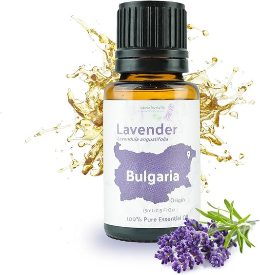 Nature Packaged Lavender Oil - Bulgarian Essential Oils - Lavender Diffuser - Pure Therapeutic Grade (15ml)