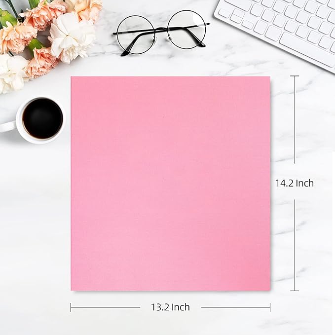 potricher Photo Album for 4x6 600 Photos Linen Cover Extra Large Capacity Picture Book for Family Wedding Anniversary and Baby (Pink)
