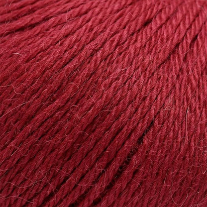 100% Baby Alpaca Yarn Wool Set of 3 Skeins (150 Grams) DK Weight - Made in Peru - Heavenly Soft and Perfect for Knitting and Crocheting (Red, DK)
