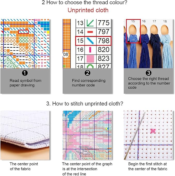 Stamped Cross Stitch Kits for Beginners Full Range of Cross Stitching 11 CT Printed Cross Stitch Kit for Adults Cross-Stitch Patterns Needlepoint Kits-Couples taking walk after rain 16x20 inch