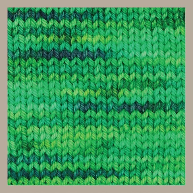 KnitPro Symfonie Hand Dyed Yarn | Extra Fine Merino Wool & Polyamide Blend for Knitting & Crocheting, Fingering Weight, Oeko-TEX Certified 400m, 100g Skein | Terra Variegated Jungle Secrets