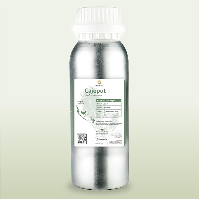 Nature Packaged Cajeput Essential Oil (22lbs) - Direct from Central Java, Indonesia - Essential Oils for Diffusers Aromatherapy; Essential Oils for Body; Massage Oils | 100% Pure Therapeutic Grade