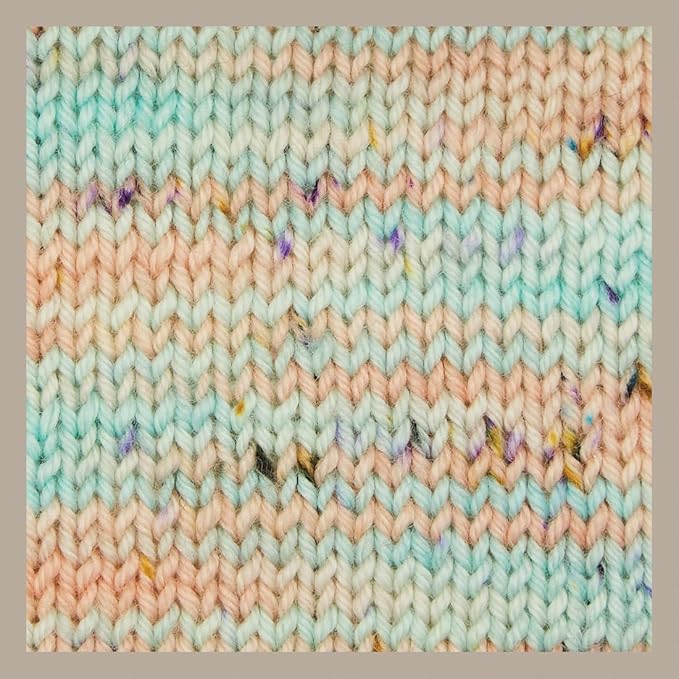 KnitPro Symfonie Hand Dyed Yarn | Extra Fine Merino Wool & Polyamide Blend for Knitting & Crocheting, Fingering Weight, Oeko-TEX Certified 400m, 100g Skein | Terra Variegated Bonnie Blooms