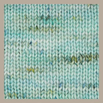 KnitPro Symfonie Hand Dyed Yarn | Extra Fine Merino Wool & Polyamide Blend for Knitting & Crocheting, Fingering Weight, Oeko-TEX Certified 400m, 100g Skein | Terra Variegated Mint Sky