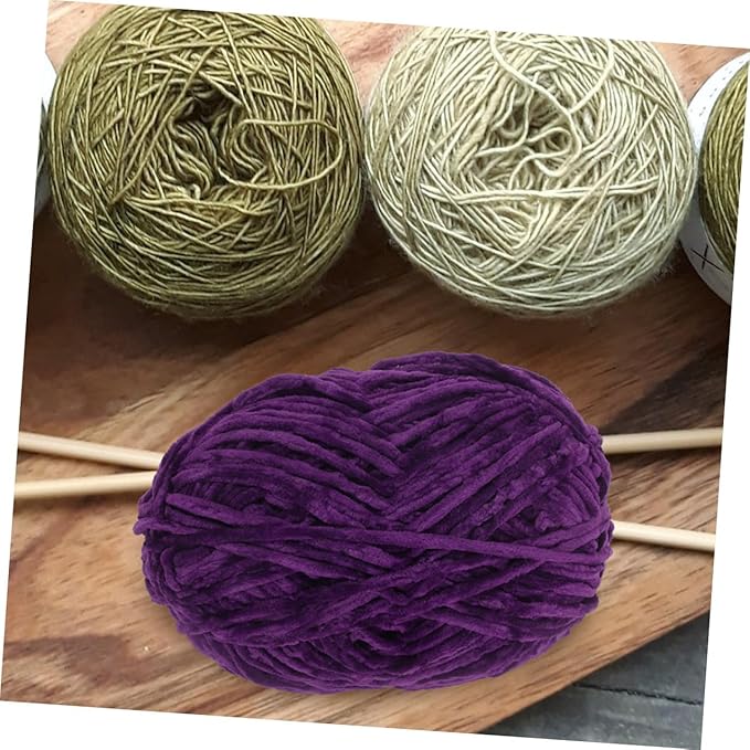 Soft Mid-Weight Colored Wool Yarn for DIY Crafts and Knitting Skin-Friendly Hand-Knitting Yarn for Scarves Sweaters and Home Decor Flexible and Crochet Supply for Beginners and