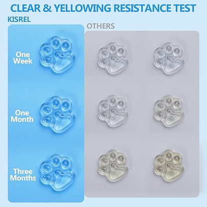 KISREL 400g UV Resin with Light, UV Headlamp 22 Beads 36W (Non-Battery), Larger Size Light and Upgraded Hard Type Crystal Clear UV Resin Kit for Craft & Jewelry Making