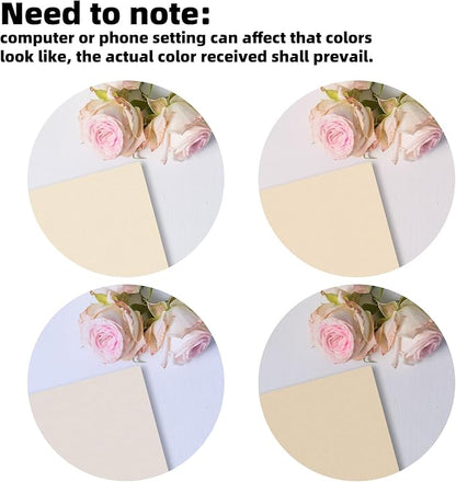 Vienrose 10 x 10 Inch Scrapbook Photo Album, Linen Hardcover Photo Book with 80 White Pages, DIY Memory Book Kit with Accessories for Wedding, Baby Shower, Travel, Christmas (Beige, 40 Sheets)
